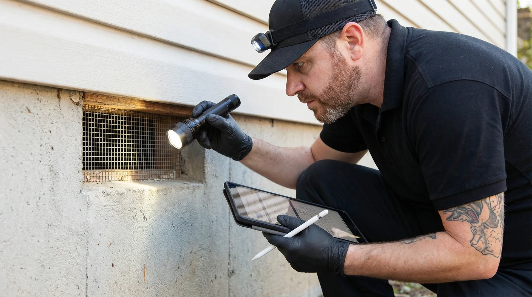 Raccoon Entrance Sealing